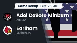 Recap: Adel DeSoto Minburn vs. Earlham  2020