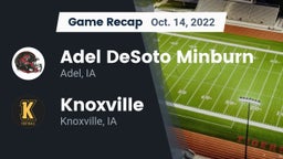 Recap: Adel DeSoto Minburn vs. Knoxville  2022