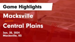 Macksville  vs Central Plains  Game Highlights - Jan. 20, 2024