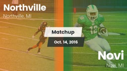 Matchup: Northville High vs. Novi  2016