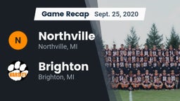Recap: Northville  vs. Brighton  2020