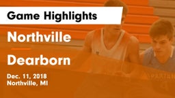 Northville  vs Dearborn  Game Highlights - Dec. 11, 2018