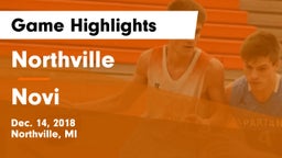 Northville  vs Novi Game Highlights - Dec. 14, 2018