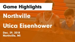 Northville  vs Utica Eisenhower  Game Highlights - Dec. 29, 2018