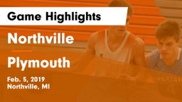 Northville  vs Plymouth Game Highlights - Feb. 5, 2019