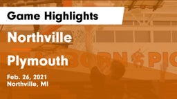 Northville  vs Plymouth  Game Highlights - Feb. 26, 2021