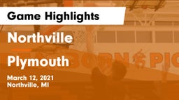 Northville  vs Plymouth  Game Highlights - March 12, 2021