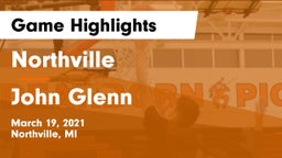 Northville  vs John Glenn Game Highlights - March 19, 2021