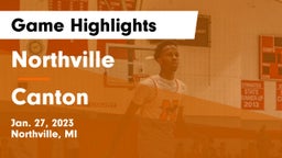 Northville  vs Canton  Game Highlights - Jan. 27, 2023