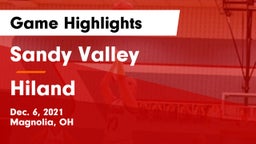Sandy Valley  vs Hiland  Game Highlights - Dec. 6, 2021