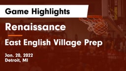 Renaissance  vs East English Village Prep Game Highlights - Jan. 20, 2022