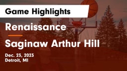 Renaissance  vs Saginaw Arthur Hill Game Highlights - Dec. 23, 2023