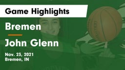Bremen  vs John Glenn  Game Highlights - Nov. 23, 2021