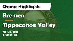 Bremen  vs Tippecanoe Valley  Game Highlights - Nov. 2, 2023