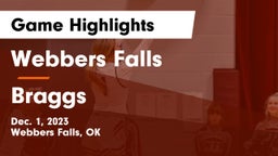 Webbers Falls  vs Braggs  Game Highlights - Dec. 1, 2023