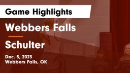 Webbers Falls  vs Schulter Game Highlights - Dec. 5, 2023