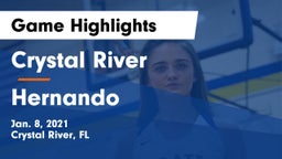 Crystal River  vs Hernando   Game Highlights - Jan. 8, 2021