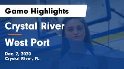 Crystal River  vs West Port  Game Highlights - Dec. 2, 2020