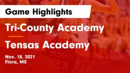 Tri-County Academy  vs Tensas Academy Game Highlights - Nov. 18, 2021