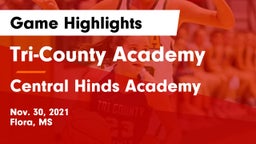 Tri-County Academy  vs Central Hinds Academy  Game Highlights - Nov. 30, 2021