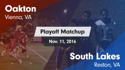 Matchup: Oakton  vs. South Lakes  2016