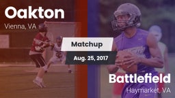 Matchup: Oakton  vs. Battlefield  2017
