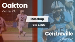 Matchup: Oakton  vs. Centreville  2017