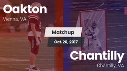 Matchup: Oakton  vs. Chantilly  2017