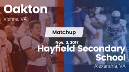 Matchup: Oakton  vs. Hayfield Secondary School 2017