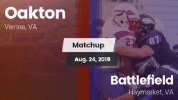 Matchup: Oakton  vs. Battlefield  2018