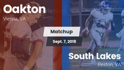 Matchup: Oakton  vs. South Lakes  2018