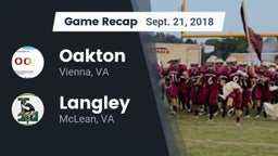 Recap: Oakton  vs. Langley  2018