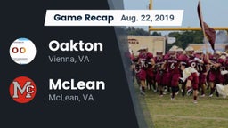Recap: Oakton  vs. McLean  2019