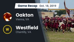 Recap: Oakton  vs. Westfield  2019