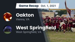 Recap: Oakton  vs. West Springfield  2021