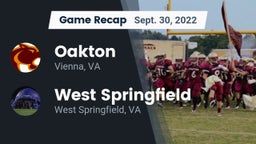 Recap: Oakton  vs. West Springfield  2022