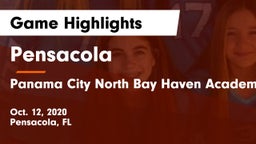 Pensacola  vs Panama City North Bay Haven Academy Game Highlights - Oct. 12, 2020
