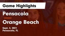 Pensacola  vs Orange Beach  Game Highlights - Sept. 4, 2021