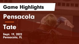 Pensacola  vs Tate Game Highlights - Sept. 19, 2022