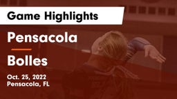 Pensacola  vs Bolles Game Highlights - Oct. 25, 2022