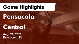 Pensacola  vs Central  Game Highlights - Aug. 28, 2023