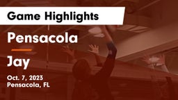 Pensacola  vs Jay Game Highlights - Oct. 7, 2023