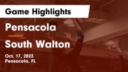 Pensacola  vs South Walton Game Highlights - Oct. 17, 2023