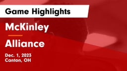McKinley  vs Alliance  Game Highlights - Dec. 1, 2023
