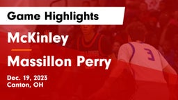 McKinley  vs Massillon Perry  Game Highlights - Dec. 19, 2023