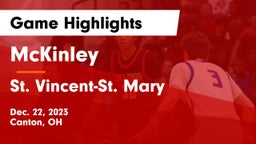 McKinley  vs St. Vincent-St. Mary  Game Highlights - Dec. 22, 2023