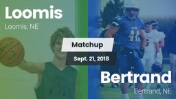 Matchup: Loomis  vs. Bertrand  2018