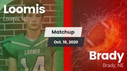 Matchup: Loomis  vs. Brady  2020