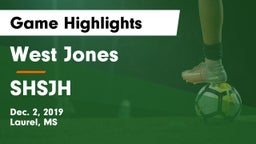 West Jones  vs SHSJH Game Highlights - Dec. 2, 2019