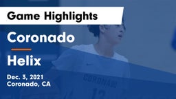 Coronado  vs Helix  Game Highlights - Dec. 3, 2021